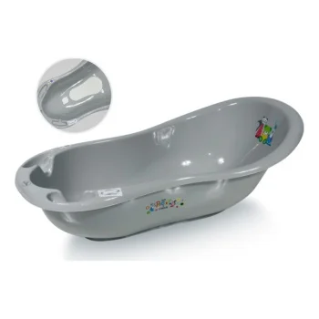 Lorelli kadica 100cm sa čepom i neklizećom podlogom grey little bear Lorelli kadica 100cm sa čepom i neklizećom podlogom grey little bear